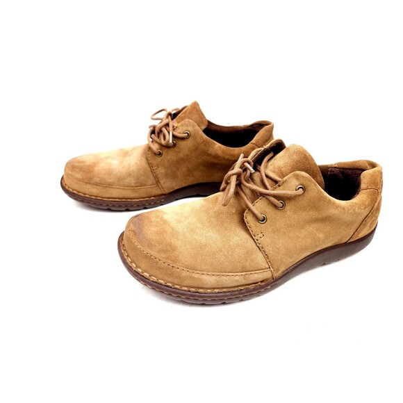 Born Mens Nigel 3-Eye Oxford Rust Brown Suede Distressed Size 9.5 M Shoes main image 7
